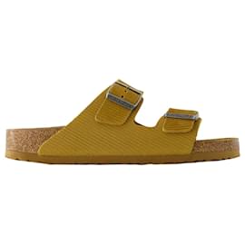 Birkenstock-Arizona Vl Corduroy Sandals - Birkenstock - Leather - Brown-Brown