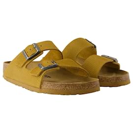 Birkenstock-Arizona Vl Corduroy Sandals - Birkenstock - Leather - Brown-Brown
