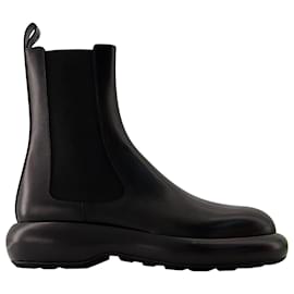 Jil Sander-Ankle Boots - Jil Sander - Leather - Black-Black