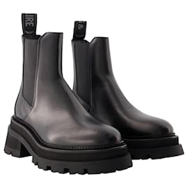 Zadig & Voltaire-Chelsea Ankle Boots - Zadig&Voltaire - Leather - Black-Black