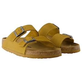 Birkenstock-Arizona Vl Corduroy Sandals - Birkenstock - Leather - Brown-Brown
