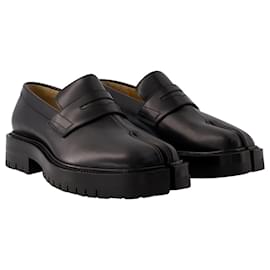 Maison Martin Margiela-Tabi County Loafers - Maison Margiela - Leather - Black-Black
