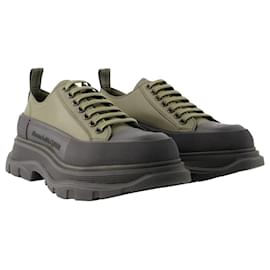 Alexander Mcqueen-Tread Slick Sneakers - Alexander Mcqueen - Canvas - Khaki-Green,Khaki