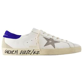 Golden Goose Deluxe Brand-Super-Star-Sneaker – Golden Goose – Leder – Mehrfarbig-Weiß