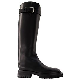 Nes Riding Boots - Ann Demeulemeester - Leather - Black Black