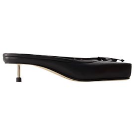 Mules à Talons Ballerines - Jacquemus - Cuir - Noir Noir