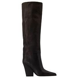 Jane 100 Botas - Paris Texas - Cuero - Negro Azul