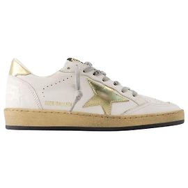 Golden Goose Deluxe Brand Baskets Ballstar - Golden Goose - Cuir - Blanc Blanc