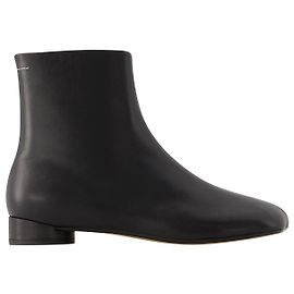 Maison Martin Margiela 6 Anatomic 35 Ankle Boots - MM6 Maison Margiela - Leather - Black Black