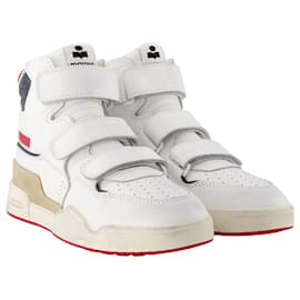 Isabel Marant-Oney High Sneakers - Isabel Marant - Leather - White-White