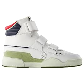 Isabel Marant-Oney High Sneakers - Isabel Marant - Leather - White-White
