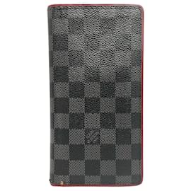 Louis Vuitton-Louis Vuitton Portefeuille Brazza-Grey
