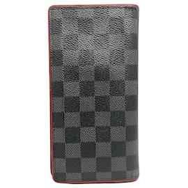 Louis Vuitton-Louis Vuitton Portefeuille Brazza-Grey
