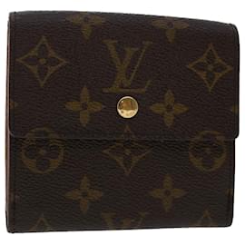 Louis Vuitton-LOUIS VUITTON Monograma Porte Monnaie Bier Cartes Crédito M61652 LV Auth yk7745-Monograma