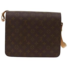 Louis Vuitton-LOUIS VUITTON Monogram Cartouchiere GM Shoulder Bag Vintage M51252 Auth ar9861b-Monogram