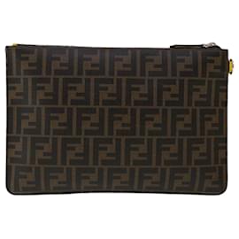 Fendi Camera Case Bag Zucca Coated Canvas and Leather Small Black, Yellow