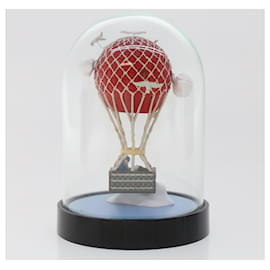 Louis Vuitton-LOUIS VUITTON Schneekugel-Ballon Nur VIP Klares Rot LV Auth-Ar9928-Rot,Andere