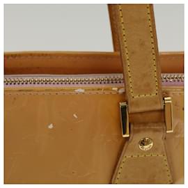 Louis Vuitton-LOUIS VUITTON Monogramm Vernis Houston Handtasche Marshmallow Pink M91302 LV ki3171-Andere