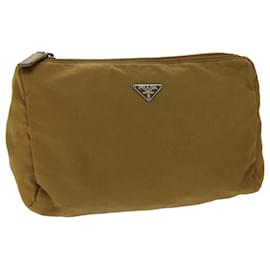 Prada-PRADA Beutel Nylon Khaki Auth bs6843-Khaki