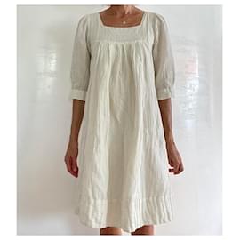 Masscob-Masscob Kleid Farbe Creme T. 34 Stück für Stück 36-Aus weiß