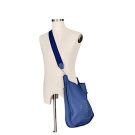 Hermès-Evelyne blu bag-Blue