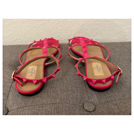 Valentino Garavani-Sandals-Pink