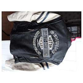 Autre Marque-Harley Davidson leather jacket-Black