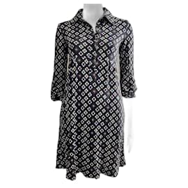 Diane Von Furstenberg-DvF Roan vintage silk dress-Black,Multiple colors