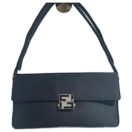 Fendi-FENDI  Handbags T.  cloth-Black
