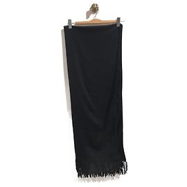 CHRISTIAN DIOR Bufandas T. Cachemira Negro