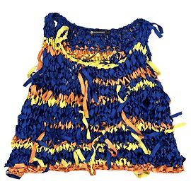 Pier Antonio Gaspari Multicolored woven top Multiple colors