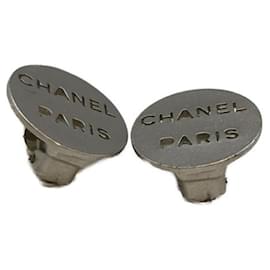 Chanel-*** Brincos redondos com logotipo CHANEL-Outro