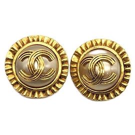 *** Boucles d'oreilles CHANEL marque coco Doré