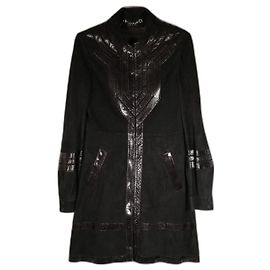 Amazing Gucci Tom Ford Runway Jacket with Python Black