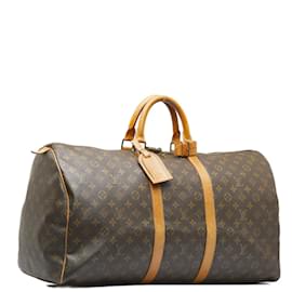 Louis Vuitton Monogram Keepall 45 Boston Duffle Bag 5L110 at