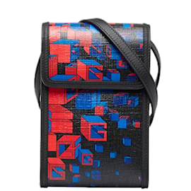 Gucci-Canvas G Space Pochette Crossbody Bag 631766-Black