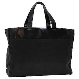 Prada-PRADA Tote Bag Nylon Black Auth ar9741-Black
