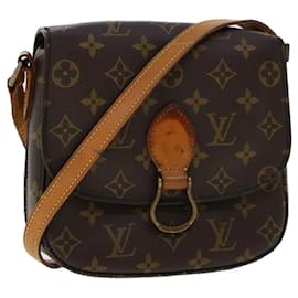 Louis Vuitton-LOUIS VUITTON Monogram Saint Cloud MM Shoulder Bag M51243 LV Auth 45749-Monogram
