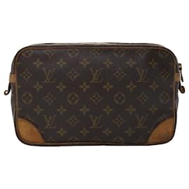 Louis Vuitton-Louis Vuitton Monogram Compiegne 28 Clutch Bag M51845 LV Auth bs6334-Monogram