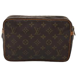 Louis Vuitton-Louis Vuitton Monogram Compiegne 23 Clutch Bag M51847 LV Auth am4606-Monogram