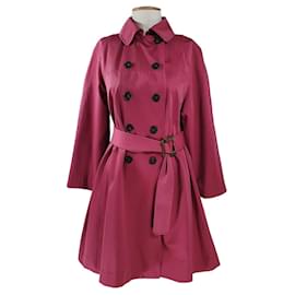 Kenzo-Trench coats-Pink,Fuschia