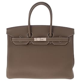 Hermès-HERMES BIRKIN 35-Gris