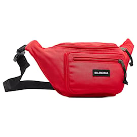 Balenciaga-Balenciaga Red Explorer Belt Bag-Red