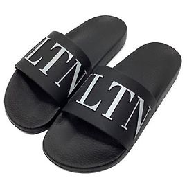 ****VALENTINO GARAVANI VLTN Black Mules Black
