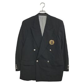 ****VALENTINO GARAVANI Metal Button lined Breasted Jacket Navy blue