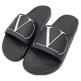 ****Sandali neri con logo VALENTINO GARAVANI Nero