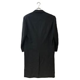 Valentino Garavani-****VALENTINO GARAVANI Cashmere Long lined Breasted Coat-Black