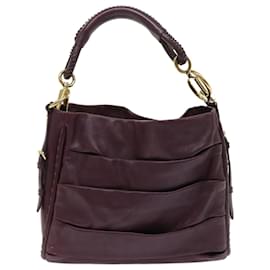 Christian Dior-Christian Dior Hobo Sac bandoulière Cuir Rouge 09-MA-0190 Authentification4586-Rouge