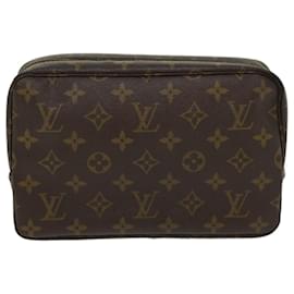 Louis Vuitton-Louis Vuitton Monogram Trousse Toilette 23 Clutch Bag M47524 LV Auth 45510-Monogram