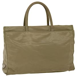 Prada-PRADA Hand Bag Nylon Khaki Auth bs6392-Khaki